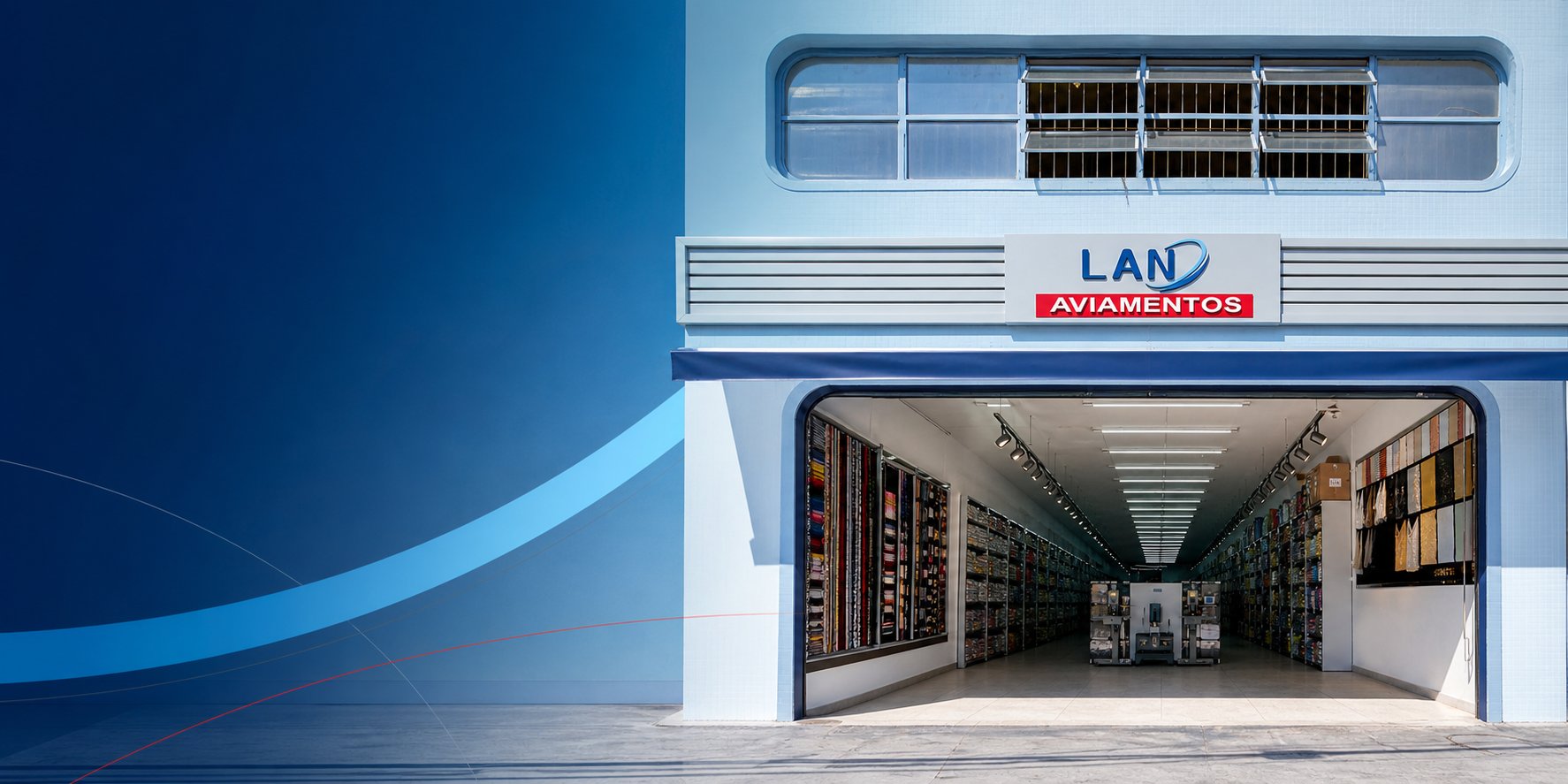 Fachada da Lan Aviamentos no Brás